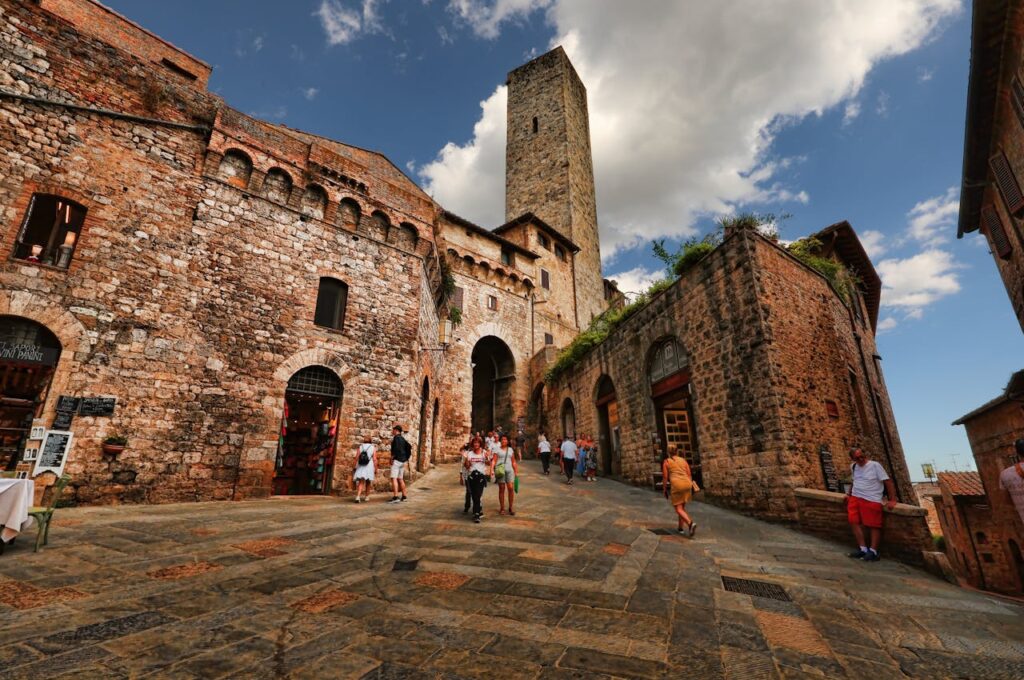 Image of the castle in San Gimignano